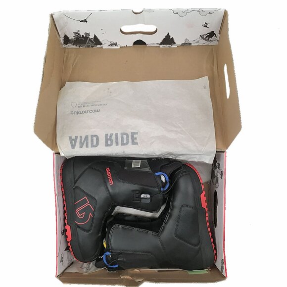 NEW Burton Progression SZ Snowboard Boots! 7.5  Euro 40 Black  Speed Zone Lacing - Picture 1 of 2